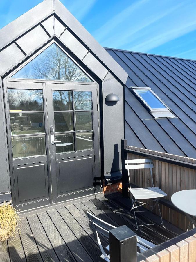 Gaestfri Overnatning Gjern Bagian luar foto